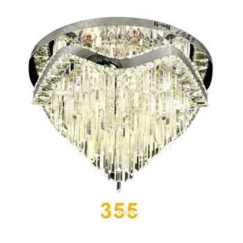 Đèn ốp trần pha lê Ø600 X H450 - LED 3 CĐ OTPL6381