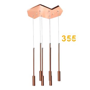 Đèn thả hiện đại THD05A6 NGẮN Hồng THD05A6 NGẮN Hồng