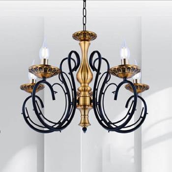 Đèn chùm nến Andora Ø600 x H450 + 500 E14 x 5 CH-8803/5