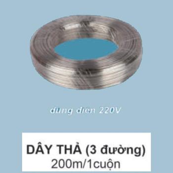 Dây thả (3 đường) 200m/cuộn Dây thả (3 đường)