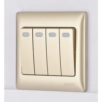 Bộ công tắc bốn 2 chiều CHINT NEW7-G00802A 10AX 250V NEW7-G00802A