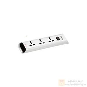 Ổ cắm kéo dài loại 03 ổ cắm 3 chấu dây đồng 2*1.25mm², Max. 250V, công suất 3.250W - 13A 3L-xM