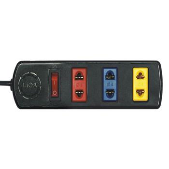 Ổ cắm kéo dài phổ thông 3 ổ cắm, 1 công tắc tổng 3TS 3TS○-2