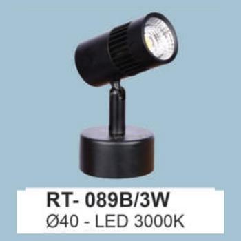 Đèn rọi chiếu đểm ngoài trời 3000K-3W RT- 089B/3W