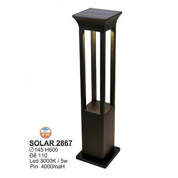 Đèn trụ sân vườn trang trí lối đi Sano SOLAR 2867 SOLAR 2867