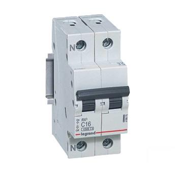 MCB RXE 2P 6kA 230/400V, C curve 403809