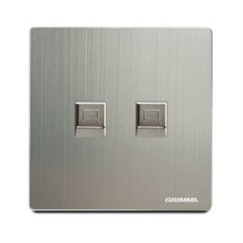 Bộ ổ cắm đôi mạng GRIMMA G522PC G522PC