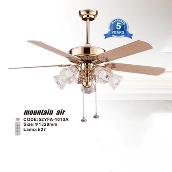 Quạt trần đèn trang trí Slister Ø1320mm - E27 52YFA-1010A