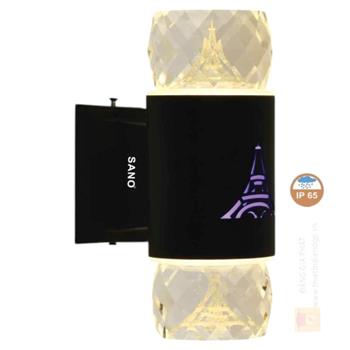 Đèn vách gắn cổng Sano LED 9W*2+3W - 3 màu - Ø90*H210 GC 5305