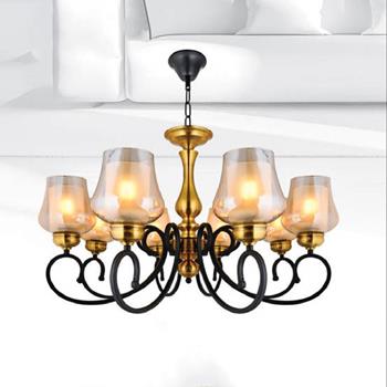 Đèn chùm thủy tinh Andora Ø800 x H450 + 500 E27 x 8 CH-8812/8