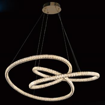 Đèn treo pha lê Slister Ø850*700mm - LED 97W - 3 CĐ 6011-97D