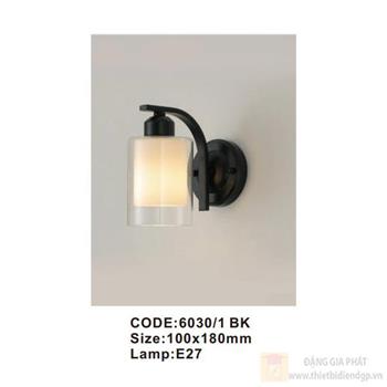 Đèn tường trong nhà Slister 100*180mm - E27 6030/1 BK