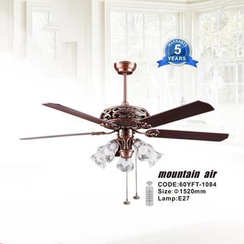 Quạt trần đèn trang trí Slister Ø1520mm - E27 60YFT-1084
