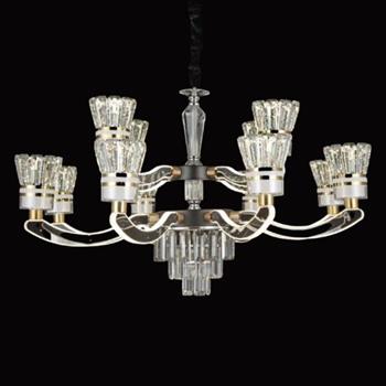 Đèn chùm pha lê Slister Ø950*H580mm - LED 3 CĐ 6119/8+4