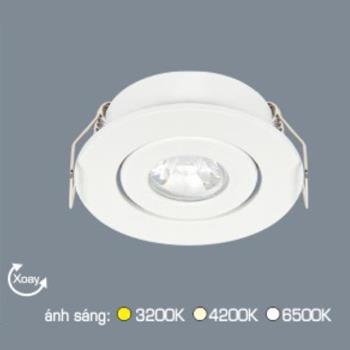 Đèn âm trần downlight Anfaco AFC 622 T 1W 1C AFC 622 T 1W 1C