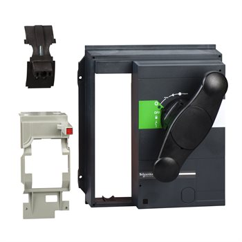 Rotary handle for EasyPact CVS800-1600, black, direct mounting E33863