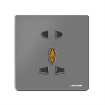 Bộ ổ cắm 2 chấu và 3 chấu đa năng GRIMMA G60SK23 G60SK23