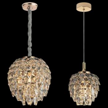 Đèn ốp trần pha lê 355 Decor TPL589 TPL589