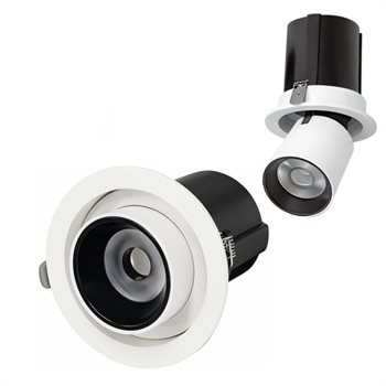 Đèn âm trần chỉnh hướng 20W Ø120/135mm DM-NS0008A