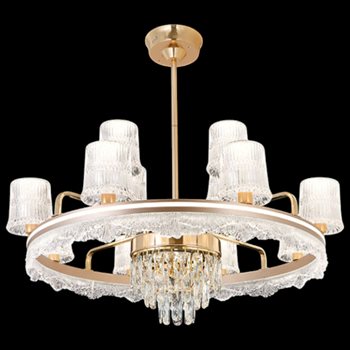Đèn chùm led Sano Ø900*H750 - 3 màu CL 10098/8+4