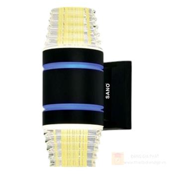 Đèn vách Led Sano 7W x 2 , ánh sáng 3 màu - Ø90*H205 VC 7985