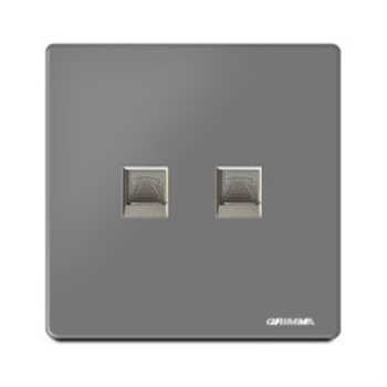 Ổ cắm đôi điện thoại GRIMMA G602TEL G602TEL
