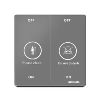 Bộ công tắc đôi dùng cho chuông báo "Đừng làm phiền" GRIMMA G60K22DB G60K22DB