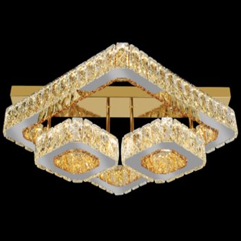 Đèn mâm pha lê Andora L630*W470*H210 - LED 65W (3 CĐ + Remote) MPL-3017