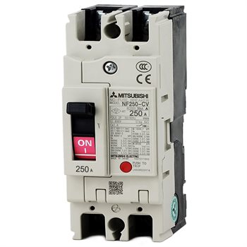 MCCB 2P Mitsubishi NF250-CV 30kA VW200H0000000
