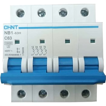 MCB 4P CHINT NB1-63H 10kA DB NB1-63H 4P C1 10kA DB