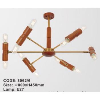 Đèn thả trần hiện đại E27 - Ø800x H450 mm 8062/6