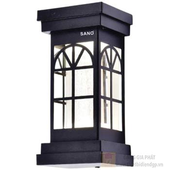 Đèn vách cổng Sano Ø100*H210 Led 7W*2 VC 830x