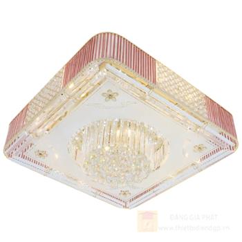 Đèn mâm pha lê Slister 800*800*H280mm - LED 8313/800x800