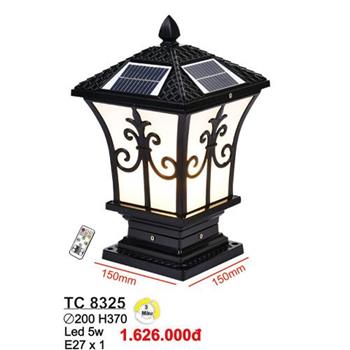 Đèn trụ cổng năng lượng mặt trời Sano 3 màu TC 8325 TC 8325