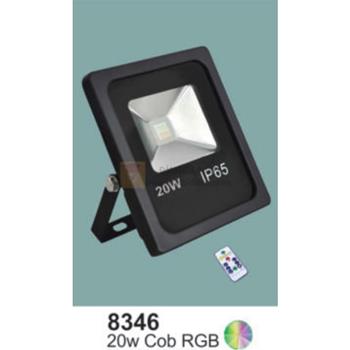 Đèn pha led 20W COB RGB 8346