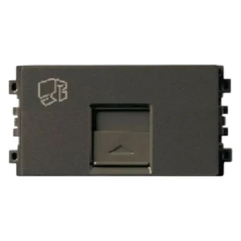 Ổ cắm mạng cat6, size S 8431SRJ6V_BZ_G19