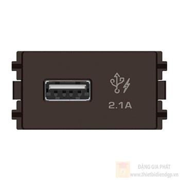 Ổ sạc USB 2.1A đơn, Size S 8431USB_BZ