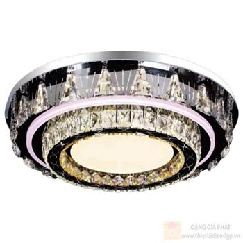 Đèn mâm pha lê Slister Ø600mm - LED 190W - 3 CĐ 868-1/600Y