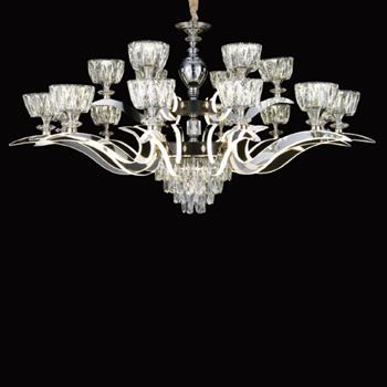 Đèn chùm pha lê Slister Ø1200*H650mm - LED 3 CĐ 8812/12+6
