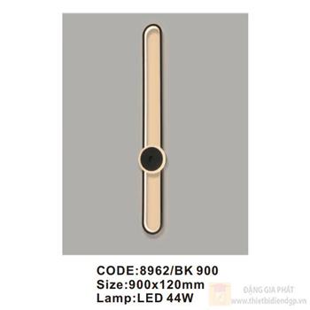 Đèn tường trong nhà Slister 900*120mm - LED 44W 8962/BK 900