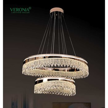 Đèn treo pha lê Veronia TPL-8277/8+5 Ø800+500*H1500 TPL-8277/8+5