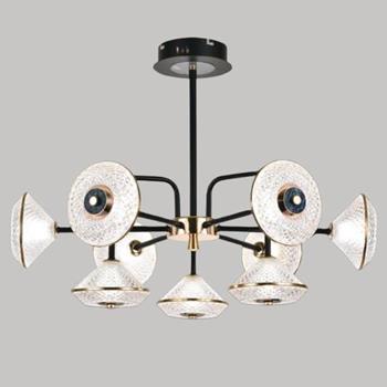 Đèn chùm trang trí Slister Ø750*H400mm - LED 3 CĐ 9062/6+3