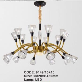 Đèn thả trần cao cấp 9149/10+10 9149/10+10