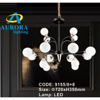 Đèn chùm led bóng tròn Ø720*H350 mm 9155/8+8