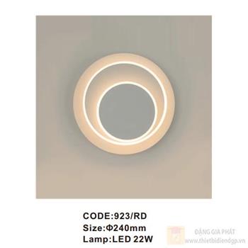 Đèn tường trong nhà Slister Ø240mm - LED 22W 923/RD