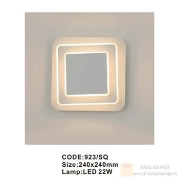 Đèn tường trong nhà Slister 240*240mm - LED 22W 923/SQ