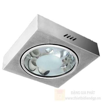 Đèn ốp trần E27*2pcs, L19*W19*H6cm, có bóng compact 97106/M