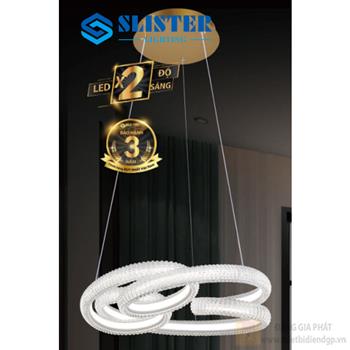 Đèn treo trần trang trí Slister Ø500mm - LED 120W - 3 CĐ 9816