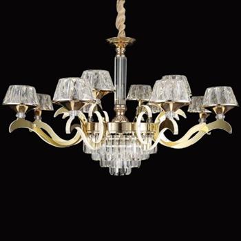 Đèn chùm pha lê Slister Ø920*H470mm - LED 3 CĐ 9833/8+4