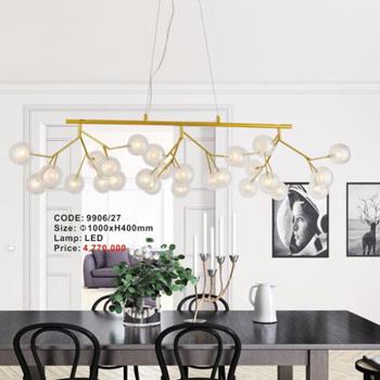 Đèn thả trần thủy tinh - Ø1000*H400 mm 9906/27